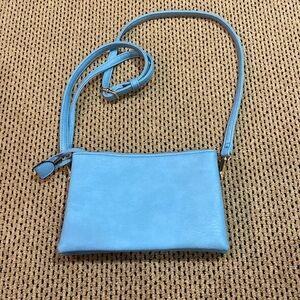 Blue mini purse